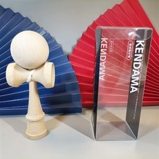 純木防滑劍玉kendama技巧球：懷舊童玩，新手適用，木製拋接劍球，訓練手眼協調, 米白色 櫸木原木, 1個