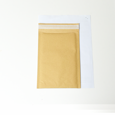 솜앤티글로벌 크라프트 종이 안전 택배봉투 에어캡 봉투 2호 16x22+4cm, 1개