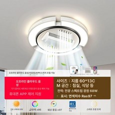 천장 조명 안방등 교체 거실 방등 엣지등 스타일 LED, 블랙 원형 60cm, 기본 색상