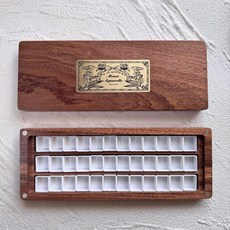 엠그라함 파레트 물감 수채화 미술 그림 36색 72색 목재 보관함, 은방울꽃 싱글레이어  Sabile plus 36 2ml