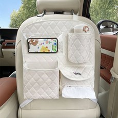 유니크한 뒷자석 뒷자리 시트백 수납함 차량용, 7. 화이트 시트 수납봉투