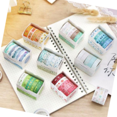 커버링테이프 데일리 마스킹 테이프 8종 세트 마스킹테이프 마테, 1개