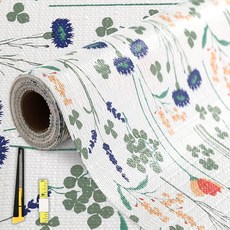 FINNEZ 서랍 라이너 43.2 x 3m(17 x 10피트) 두껍고 강한 고정력 비접착식 선반 냉장고 라이너 주방 욕실 캐비닛 및 찬장 보호 쉬운 설치 방수 통기성, 다채로운 꽃무늬