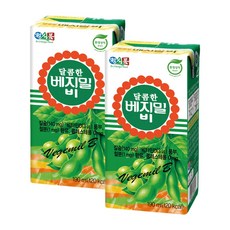 베지밀 달콤한 비 두유, 190ml, 24개