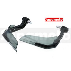 Supamoto 牛角護弓—O (牛角端子/保護桿/護手/通用改裝/鋁合金/裸把/護手煞車/機車改裝), 1個, 一對2邊