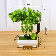 인공 플라스틱 식물 분재 작은 나무 화분 가짜 꽃 장식품 결혼식 축제 홈 룸 테이블 장식, 03 F08