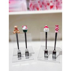 모던하우스 홀리베어 레진 티포크 4P 세트, 티포크 4개, 1개