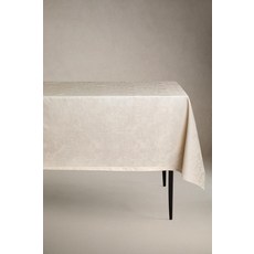 ZARA 레진 코튼 테이블보 - 베이지 1230/021/710, 8~10인용