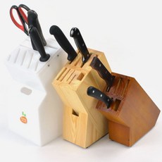 칼꽂이 식칼거치대 식칼보관함 식칼꽂이, 02. 나무칼꽂이-대