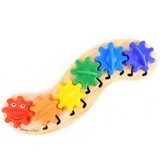 무지개 나무 톱니바퀴 맞추기 창의력 소근육 발달 교구 6개 pil*016Ve