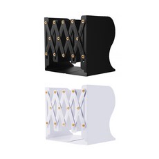 철제책꽂이 길이조절 DIY 메탈 폴더 책꽂이, 화이트