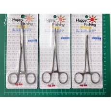 鄭哥釣具 WELL JADE 惠捷 龍祥行 不鏽鋼止血鉗 脫鉤器 彎鉤 5/5.5/6.3寸, 1個, 袋裝  5.5吋