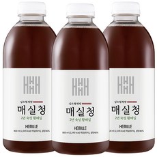 김소형 원장 무농약 매실청, 900ml, 3개