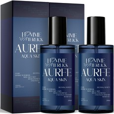 [판테놀함유 남자스킨] 1+1 아우페 옴므 아쿠아 스킨 토너 남성 남자 대용량 수분 보습, 200ml, 2개