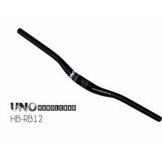 UNO RB12鋁合金下坡型手把(31.8mm*620mm) 小彎把/小燕把, 1個