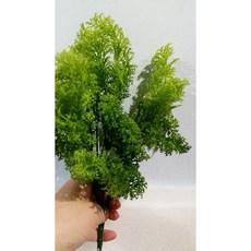 仿真植物水草葉人造植物，魚缸裝飾，免打理，安全無毒，造景裝飾, 1個, 顏色如圖