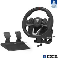 호리 PS4 PS5 PC 대응 레이싱 휠 에이페스, 1개
