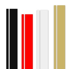 데일리쇼핑 오토바이 2라인 라인스티커 5cmx50cm 반사스티커, 4개, 골드