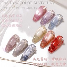 鑽石堂美甲 凝膠指甲油 9入, A56 套裝一套9色【一套送展示板】, 1個