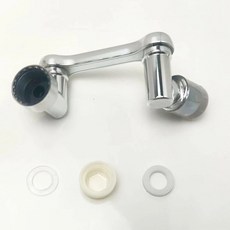 새로운 유니버설 회전 익스텐더 수도꼭지 통풍기 플라스틱 스플래시 필터 주방 탭 세면기 버블 러 노즐 로봇 팔 Ne, [01] 빨간, 1개