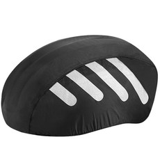 방수 자전거 헬멧 커버 반사 스트립 자전거 레인 커버 방풍 자전거 헬멧 커버 사용하기 편리, Black