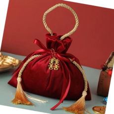 설날세배돈봉투 DD 복주머니 답례품 선물 명절 12427 설추석 펜던트, 레드
