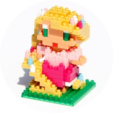 (나노블럭/도쿄디즈니리조트) 라푼젤(RAPUNZEL), 1개