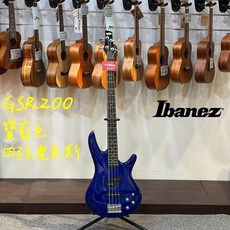 IBANEZ GSR200 四弦電貝斯 寶藍色 主動式 P J BASS, 1個