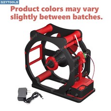 전동 와이어 와인더 3D DIY 스풀 소모품 PETG 정리 기계 멘트 도구 되감기 프린팅 코일러, 검정색