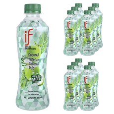 if 椰果椰子水, 350毫升, 12個