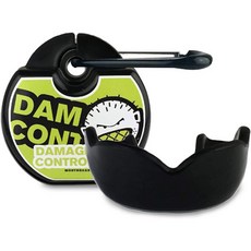 古川小夫 Damage Control UFC選手最愛 潮牌 DC ＭＭＡ護齒 美國製 經典素色 黑色, 1個, 單層(無附贈盒子)