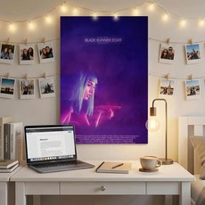 클래식 영화 러너 포스터 벽 데칼 떼어내고 붙이기 프린트 방수 홈 데코, 9. White14