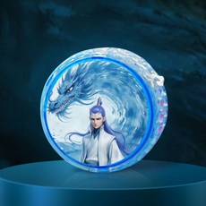 臺灣-出貨 【新款熱銷】新款哪吒敖丙悠悠球兒童入門初學者溜溜球自動迴旋女孩小學生 GDW5, 敖丙1-藍色1個, 1個