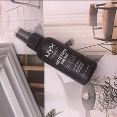 nyx美國定妝噴霧霧面/亮面補水保濕控油提高亮持久不脫妝控油, 1個, 02#水光-亮面 （白瓶）,60mL