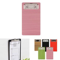 카페 레스토랑 테이블 영수증 정리 클립보드 매장 카운터 계산대 빌지판, 갈색, 갈색, 1개