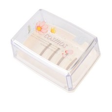 쏘쏘 코스모스 투명 뚜껑 비누각 비누받침