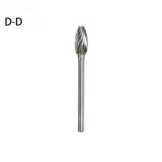 철강 나무 금속 작업 비트 텅스텐 조각 도구 더블 카바이드 다이아몬드, D D, 1개