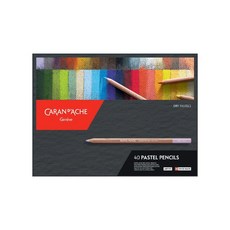 CARAN D'ACHE 卡達 Pastel Pencil 專家級粉彩鉛筆-40色套裝 (瑞士製), 1個, 1套