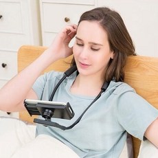 목에거는 스마트폰 목거치대 핸드폰 넥거치대 jun+3341gF, 퍼플, 본상품선택