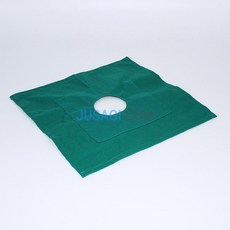 병원 의료용 치과 피부과 공포 구멍 수술포x2개 30x30 멸균포 수술실, 옵션2: 1겹 50x50 Ø7cm