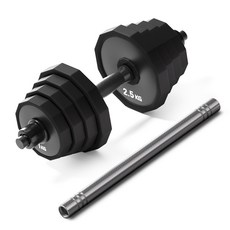 Northdeer 강철 아령 무게조절 덤벨 세트 (15kg/20kg) 블랙 (한국 발송), 1개, 16kg