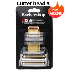 BaByliss PRO FXFS2G 면도날 헤드 남성용 전기 메쉬 블레이드 네트 오리지널 수염 부품, 02 FXFS2 Silver