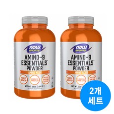나우푸드 아미노-9 에센셜 파우더 글루텐 프리, 2개, 330g