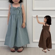 리본점프슈트 아동 여아 여름 점프수트 원마일웨어 코디룩