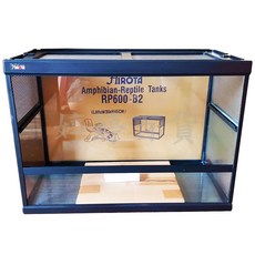 HIROTA 宣龍 RP-600 B2 爬蟲缸 60x30x45cm 玻璃透氣網 爬蟲箱 可滑動玻璃門, 1個