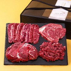 농부들의수확 서 진님 생산/부직포가방포장 1등급 한우 선물세트 2호 등심250g+부채살250g+국거리250g+불고기250g/총 1kg, 1-2일내 순차발송