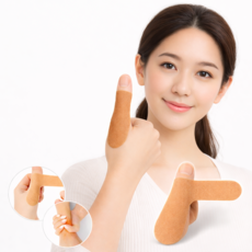 아즈몰 손가락 마디 통증 테이핑 엄지 관절염 인대 관절 보호 테이프, 1개, 10개입, 베이지