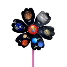 초등저학년 쉬운제작 태양계행성 관찰 바람개비 만들기/ 엄마표홈스쿨링 우주관찰, 8세트