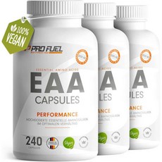 ProFuel 비건 EAA 캡슐 고용량 240캡슐 x 3