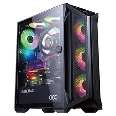 藍海小棧 GAMEMAX C1 (A368) 機殼 寬敞空間 高效散熱 側透設計 電競首選, 1個